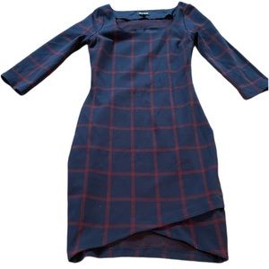 Express Used womans plaid dress Size Extra Small